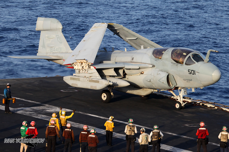 Illustration for article titled The EA-6B Prowler's Last Cruise Is Showcased In These Exclusive Photos